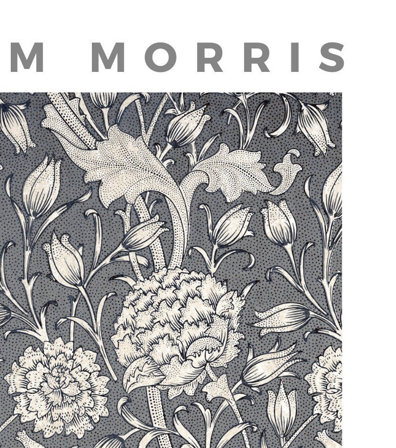 William Morris Wild Tulip Print: Art Nouveau Floral Wall Art