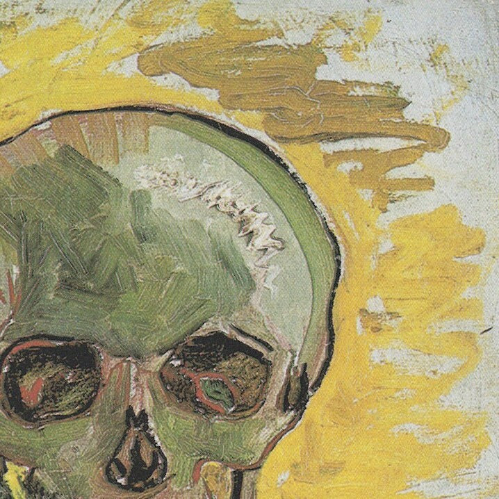 Van Gogh Skull Art Print: Gallery Quality Fine Art Paper