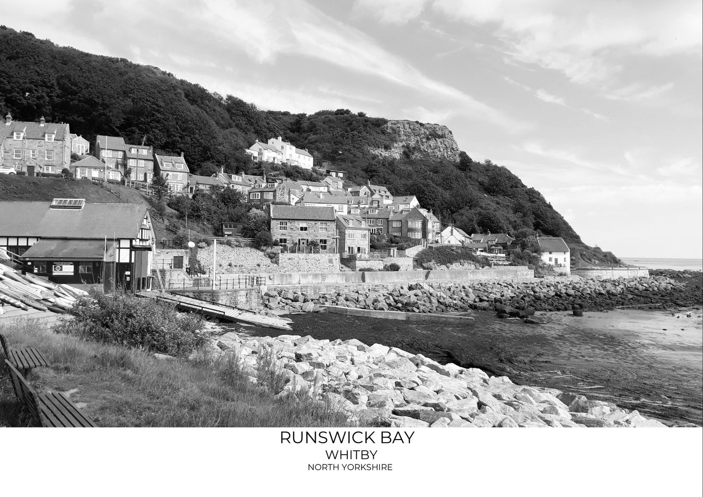 Runswick Bay Photography Print: Whitby, North Yorkshire Wall Art