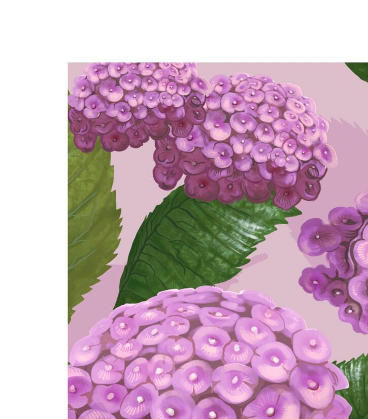 Floral Market Art Print: Personalized Home Town Flower Poster