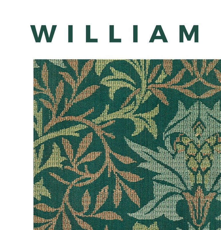 William Morris Flower Garden Print: Art Nouveau Home Decor