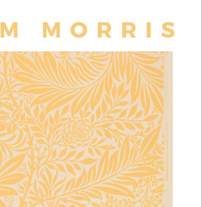 William Morris Larkspur Art Nouveau Print, Victoria and Albert Museum