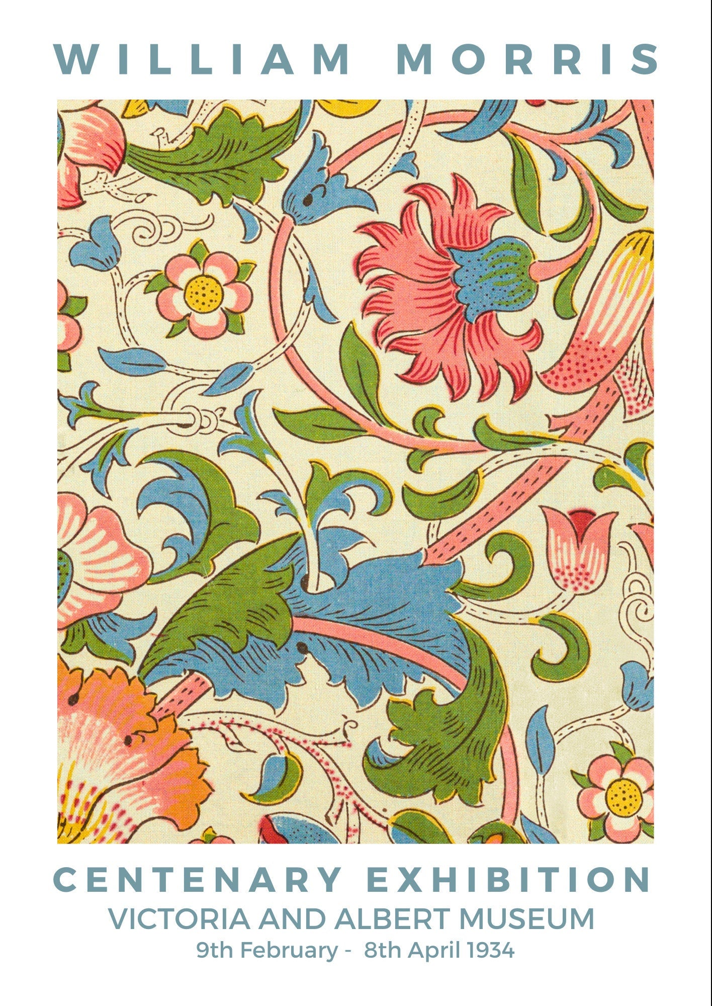 William Morris Lodden Print: Art Nouveau Floral Wall Art