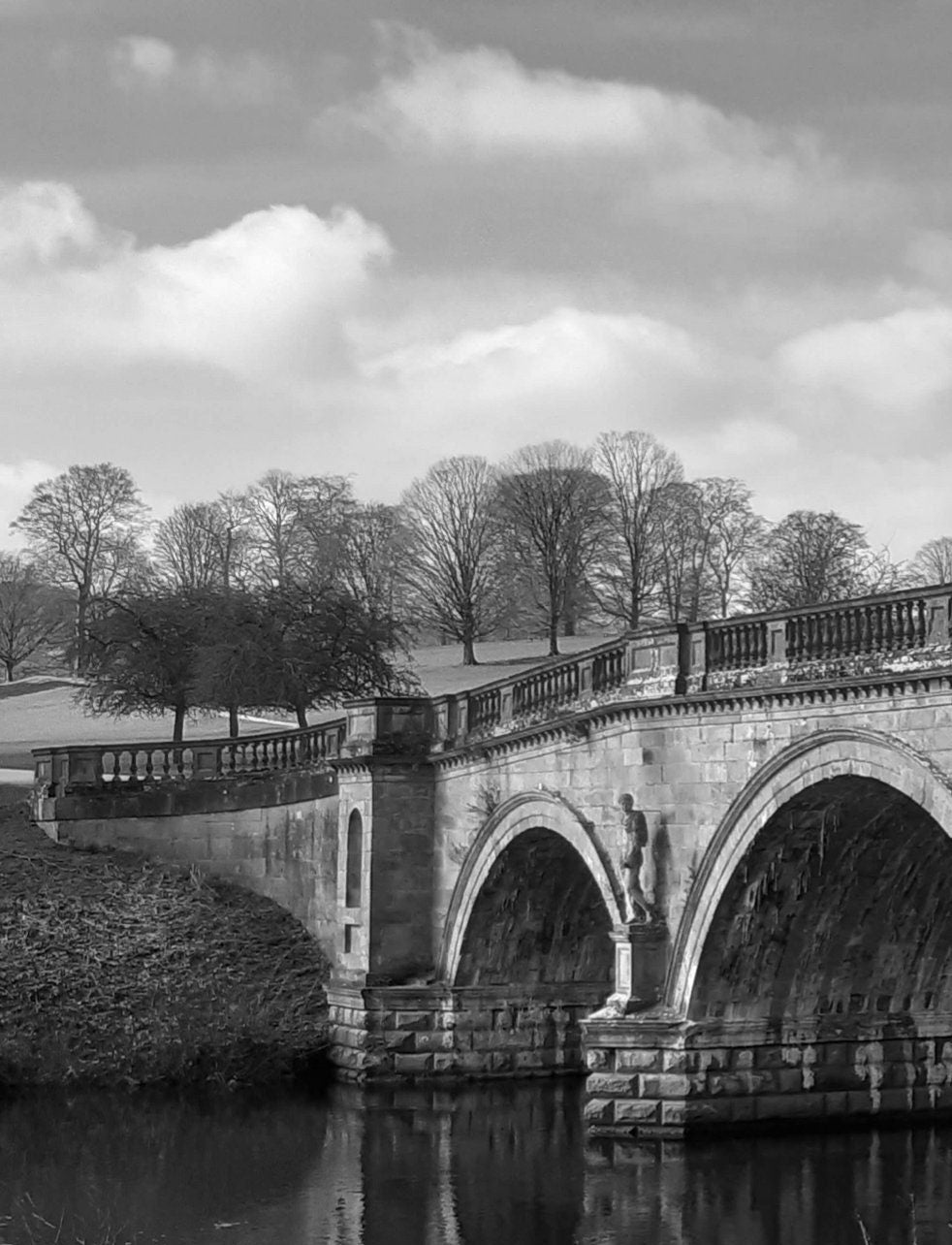 James Paine Bridge Photography Print: Chatsworth, Derbyshire Wall Art