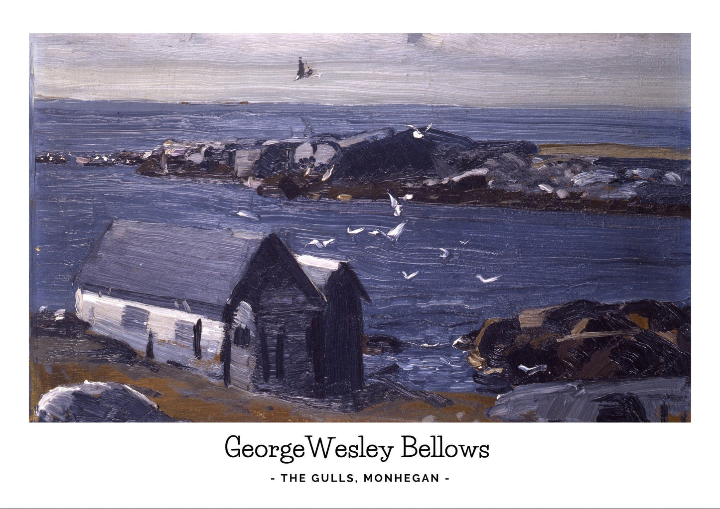 George Bellows 'The Gulls, Monhegan' Fine Art Print