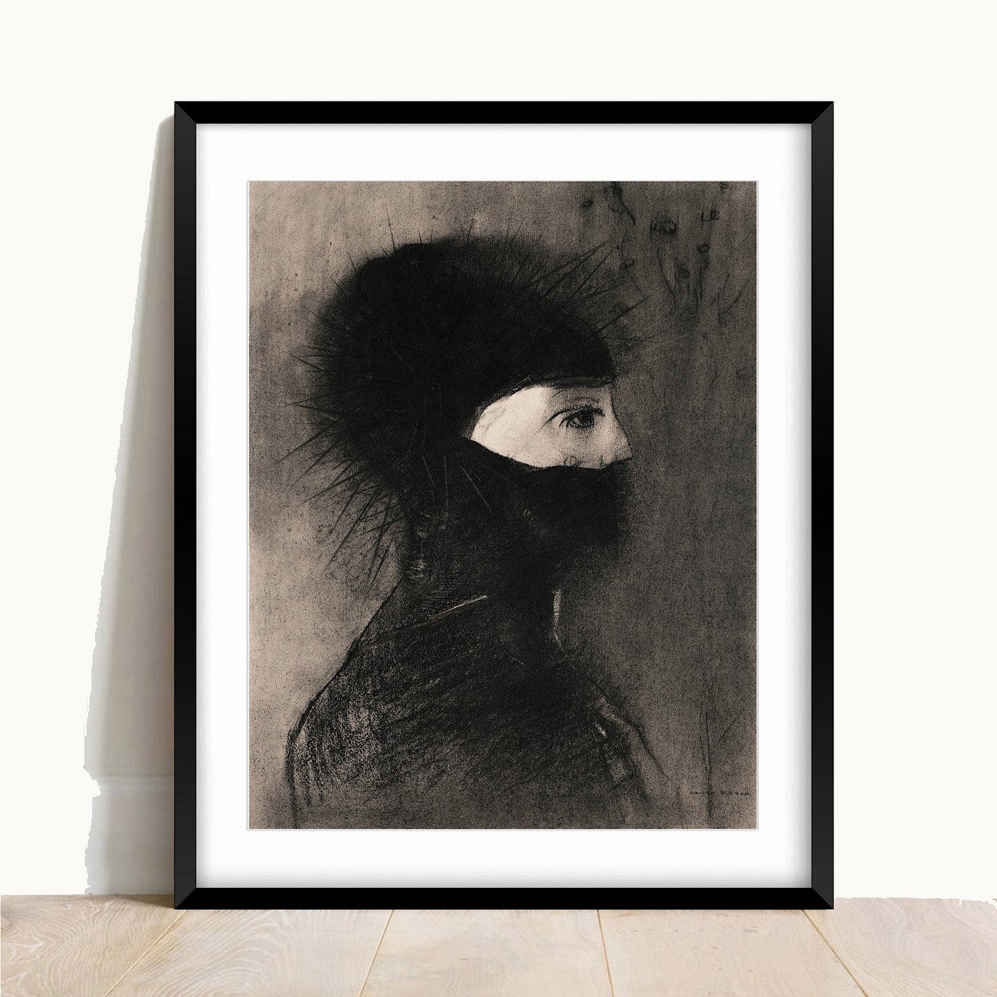 Odilon Redon Amor Print: Pearlescent Fine Art Paper (Unframed)
