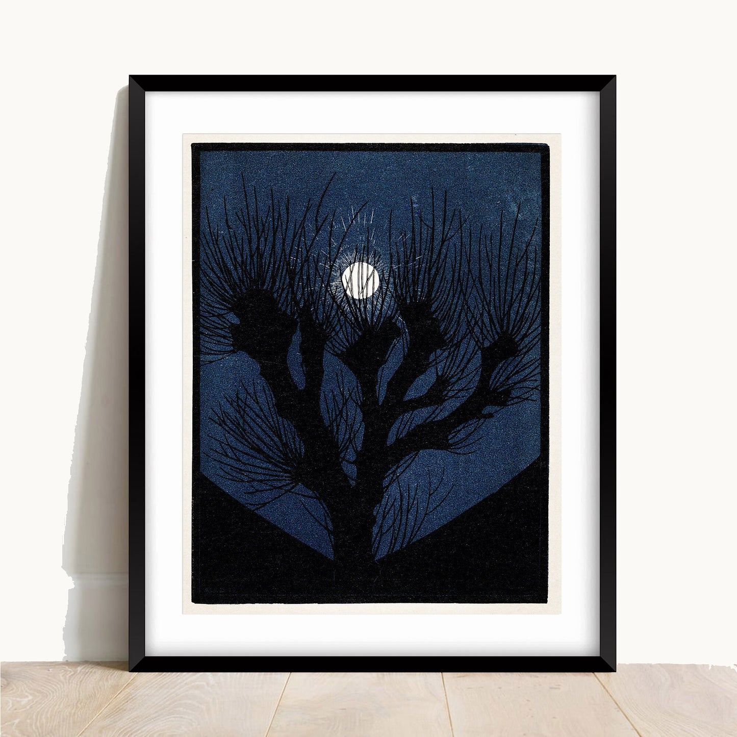 Julie de Graag Moon Print: Art Nouveau Night Landscape (A4/A3)