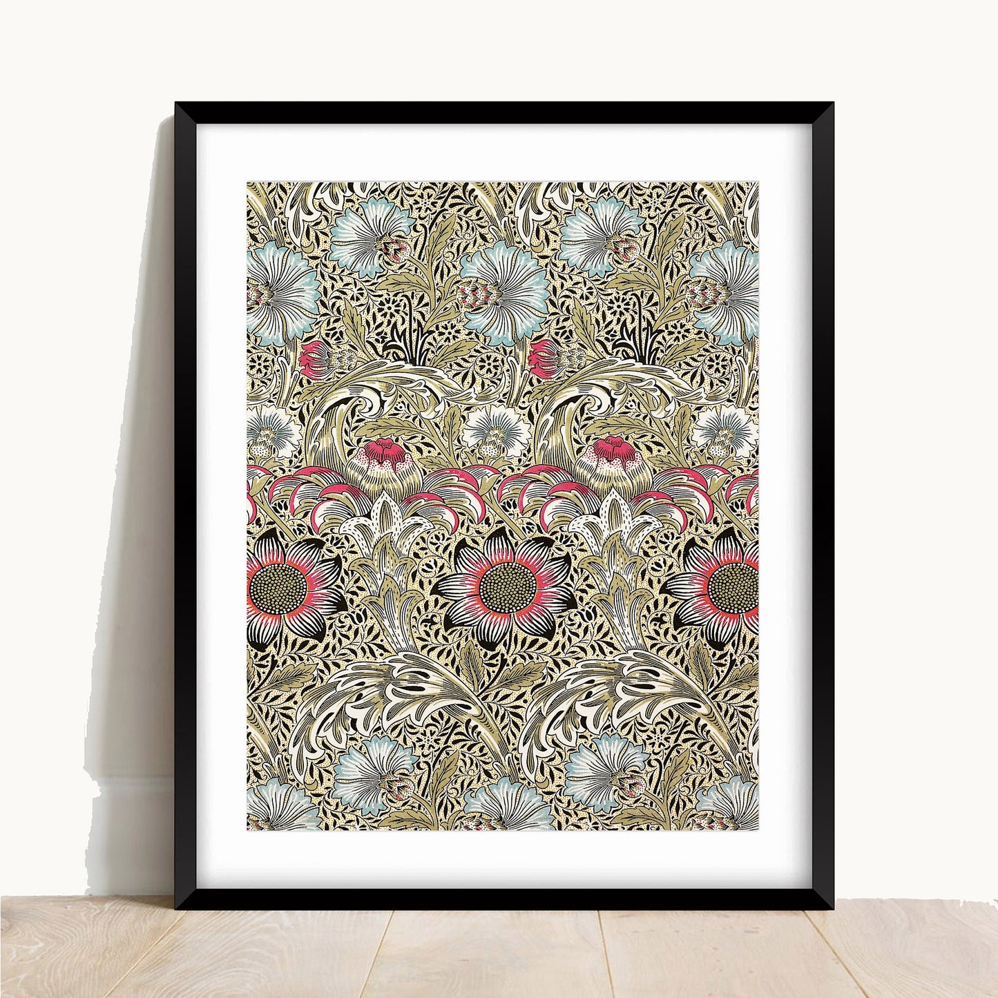 William Morris Corncockle Print: Victoria and Albert Museum Wall Art