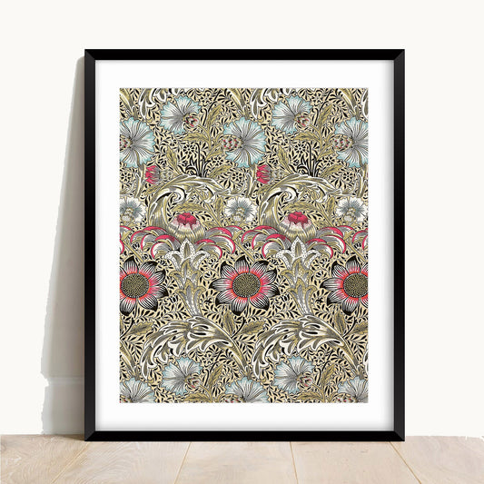 William Morris Corncockle Print