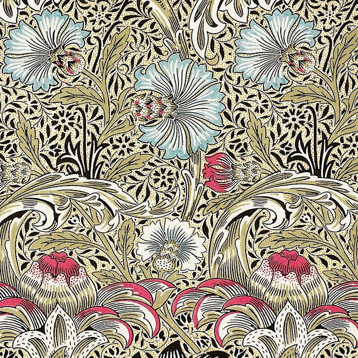 William Morris Corncockle Print: Victoria and Albert Museum Wall Art