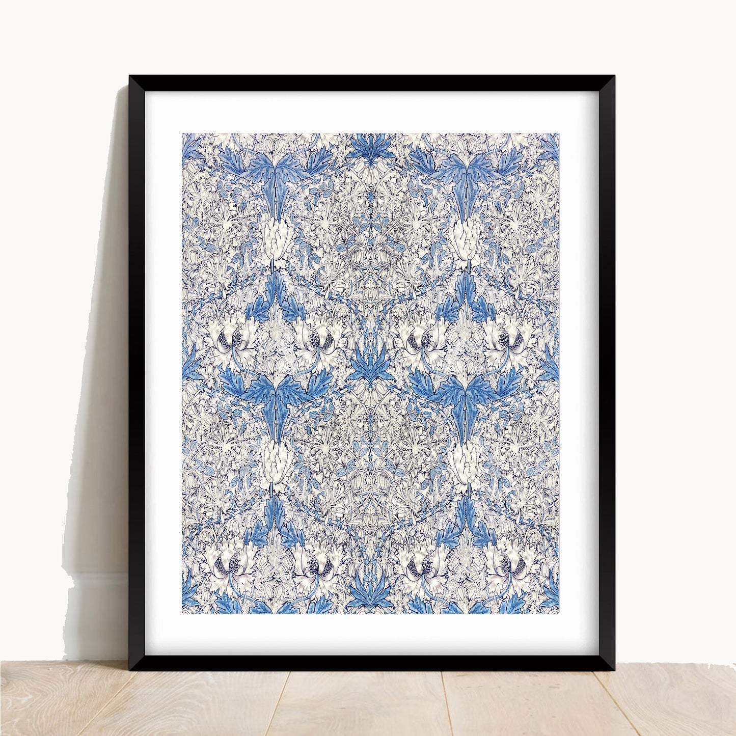 William Morris Honeysuckle Print: Vintage Arts & Crafts Poster