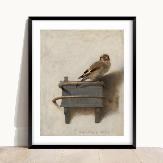 Goldfinch, Carel Fabritius, Antique Bird Print