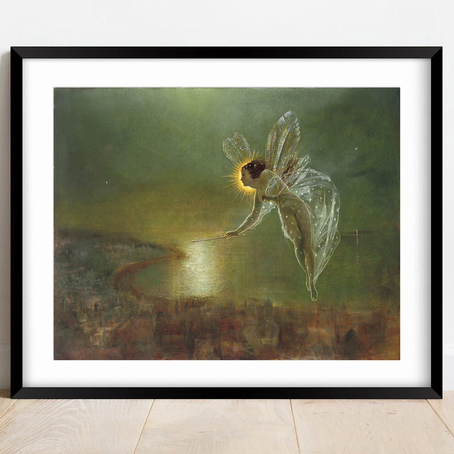 John Atkinson Grimshaw Fairy Print: Spirit of the Night, Pre-Raphaelite Wall Art