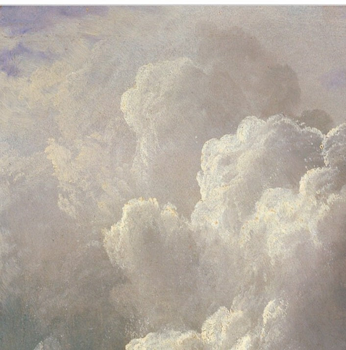 Albert Bierstadt Seascape Art Print: Storm Clouds Vintage Poster