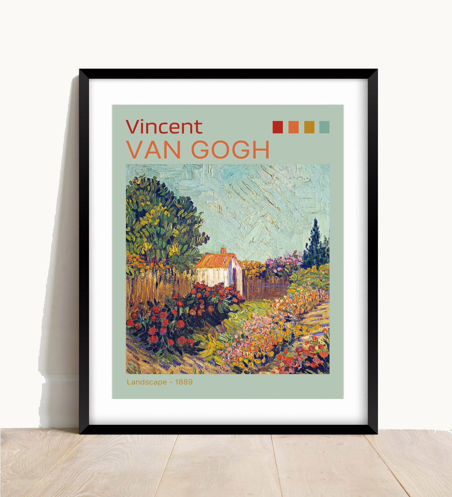 Van Gogh Landscape Print: Modern Dutch Wall Art (A4, A3)