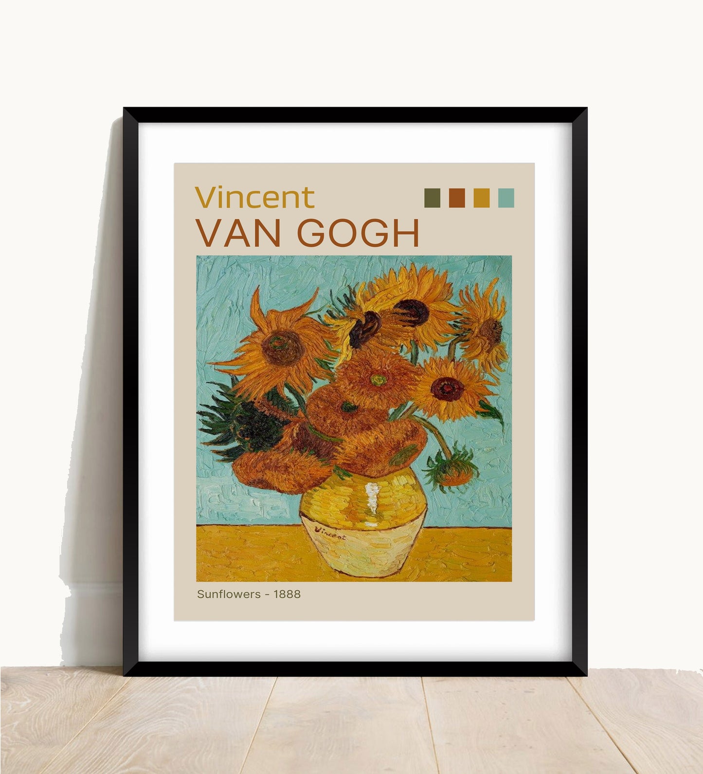 Van Gogh Sunflowers Print: Fine Art Paper, A4/A3/A2/A1