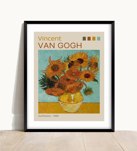 Vincent Van Gogh, Sunflowers Print