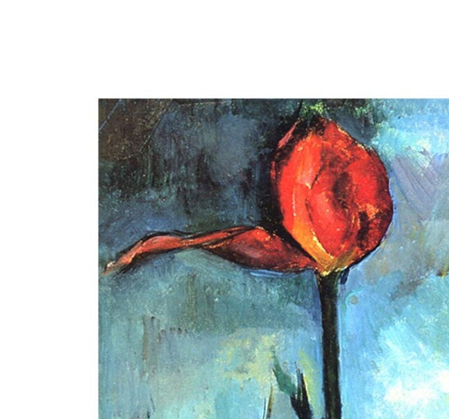 Cezanne Tulips Print: Museum Exhibition Wall Art