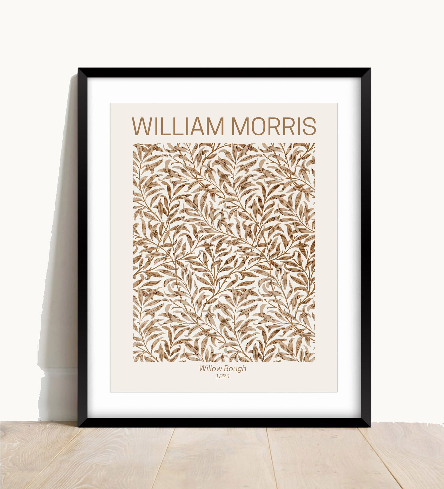 William Morris 'Willow Bough' Art Nouveau Exhibition Poster