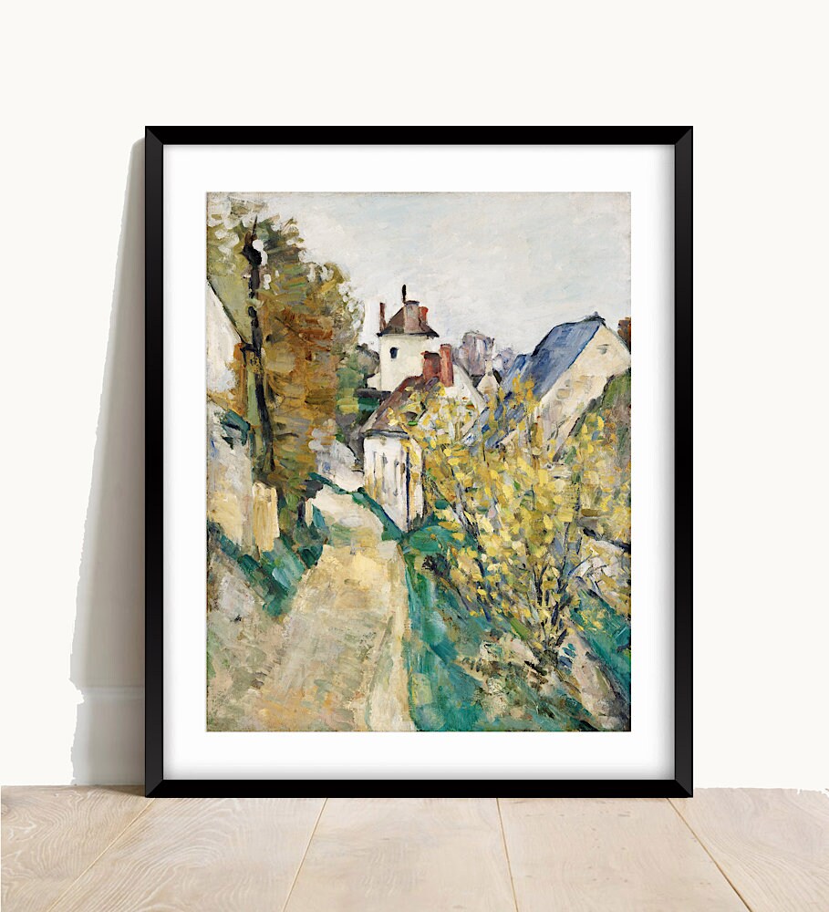 Cézanne 'House of Dr. Gachet' Print: Post-Impressionist French Art