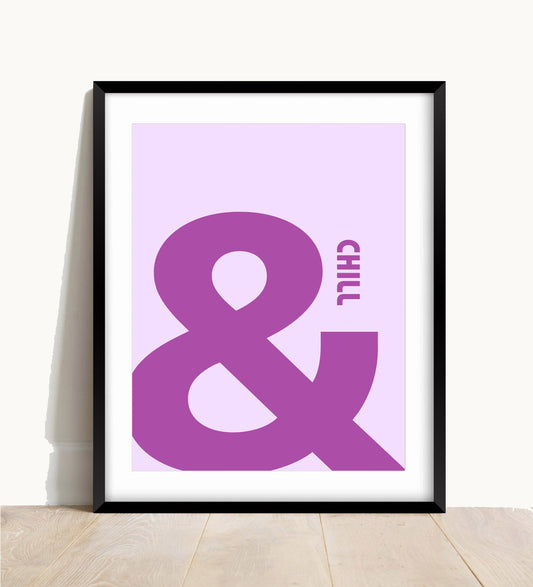 Ampersand Wall Print