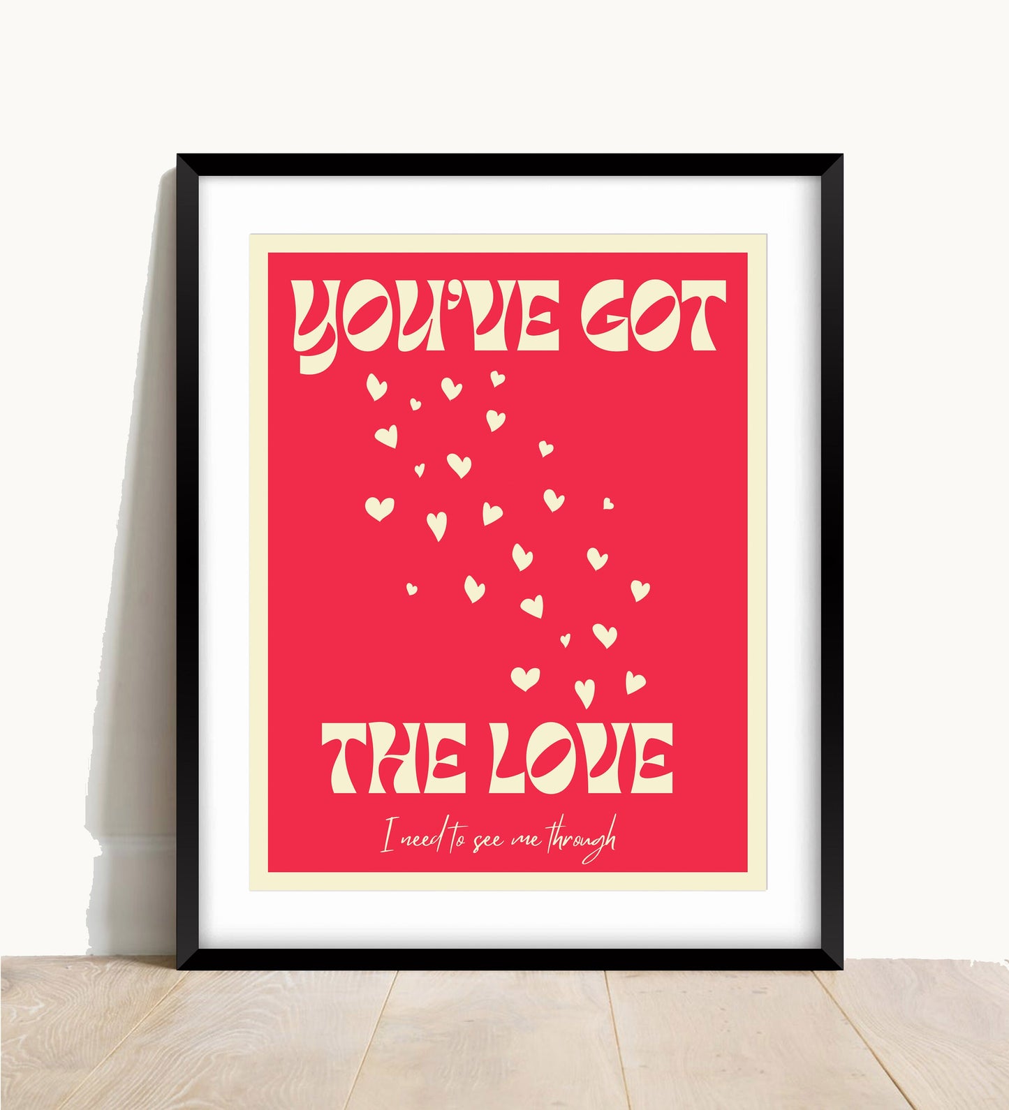 Candi Staton 'You've Got The Love' Lyrics Print: Pop Music Wall Art