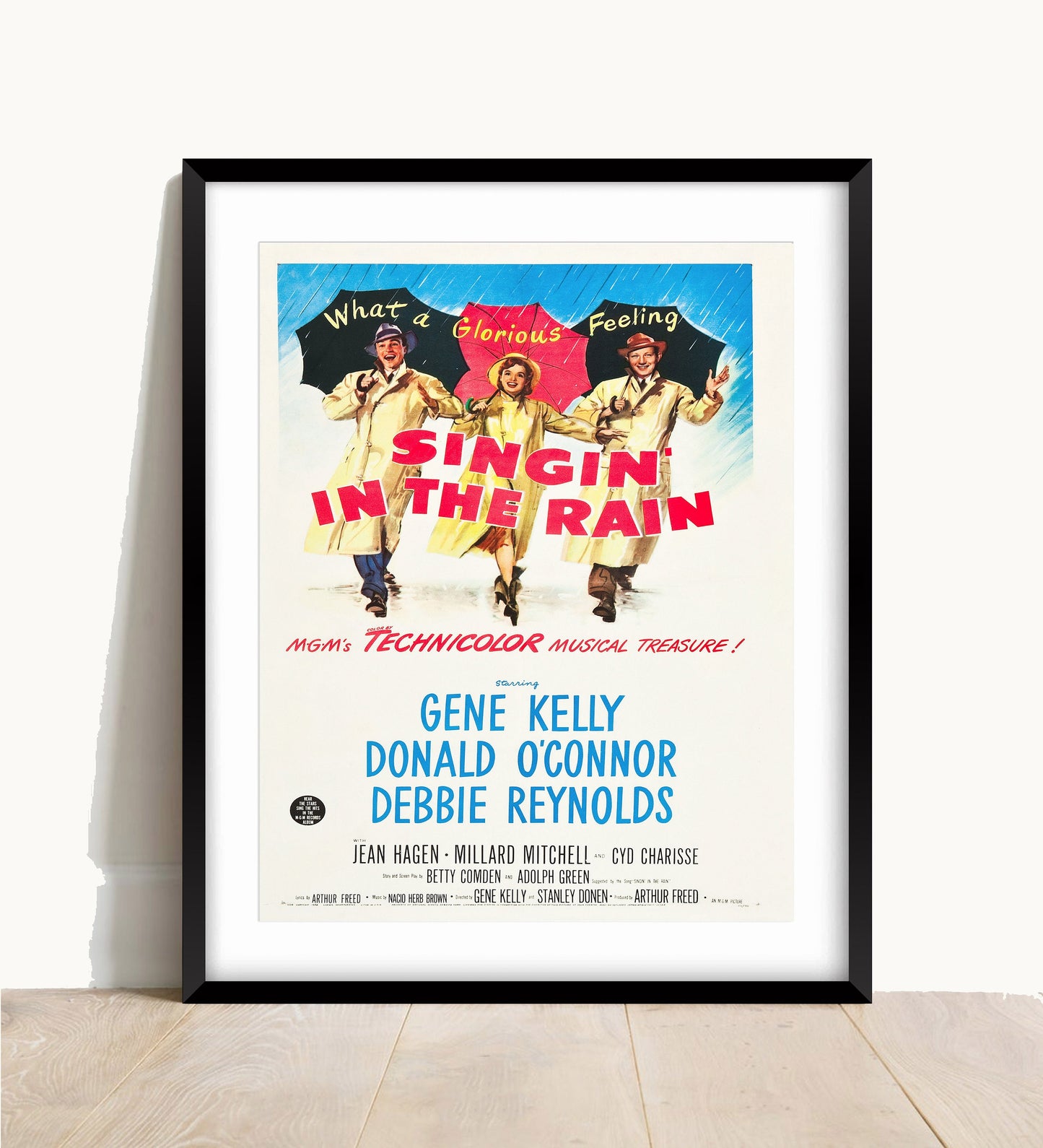 Singin' in the Rain Poster: Vintage Cinema Art Print