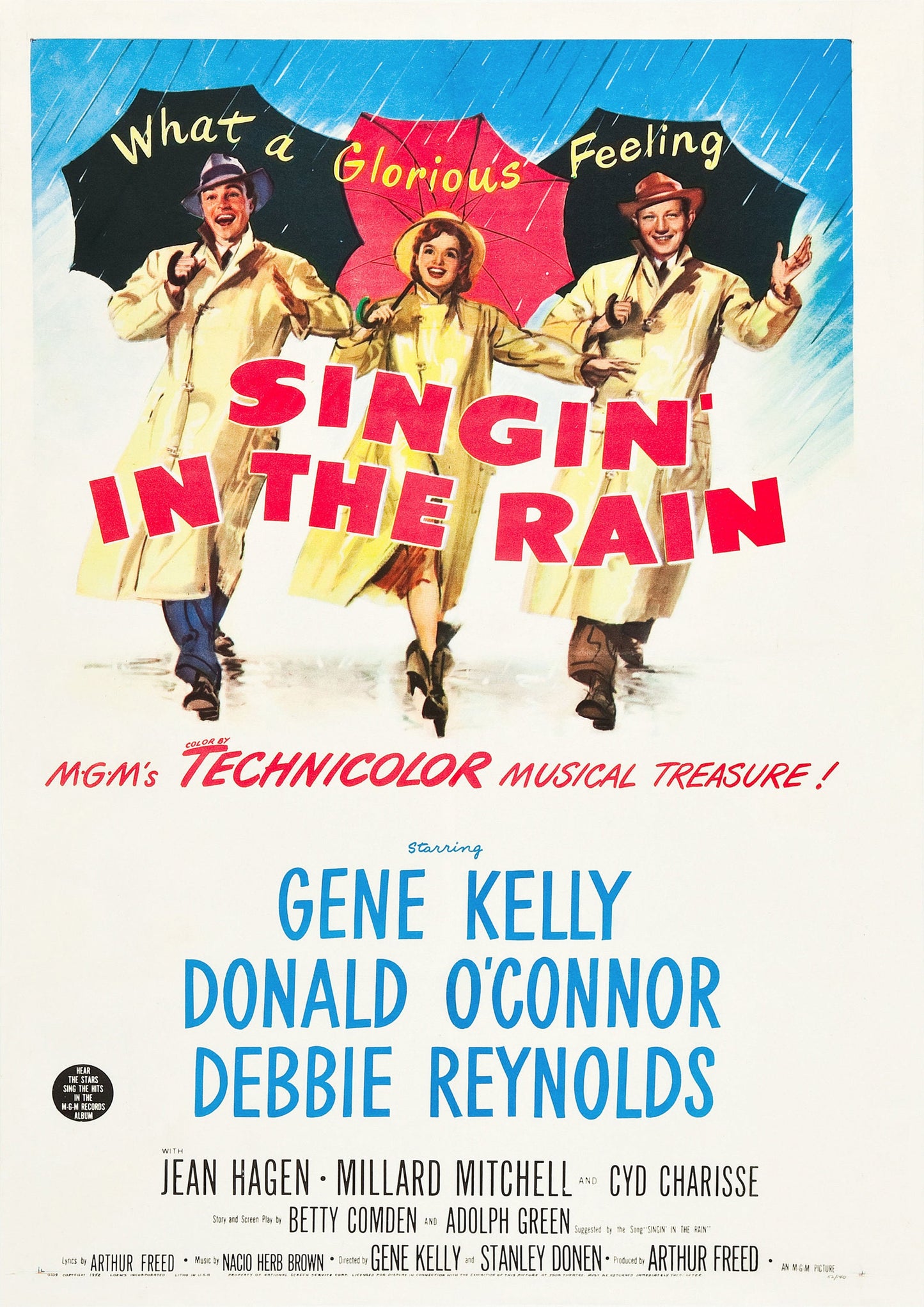 Singin' in the Rain Poster: Vintage Cinema Art Print