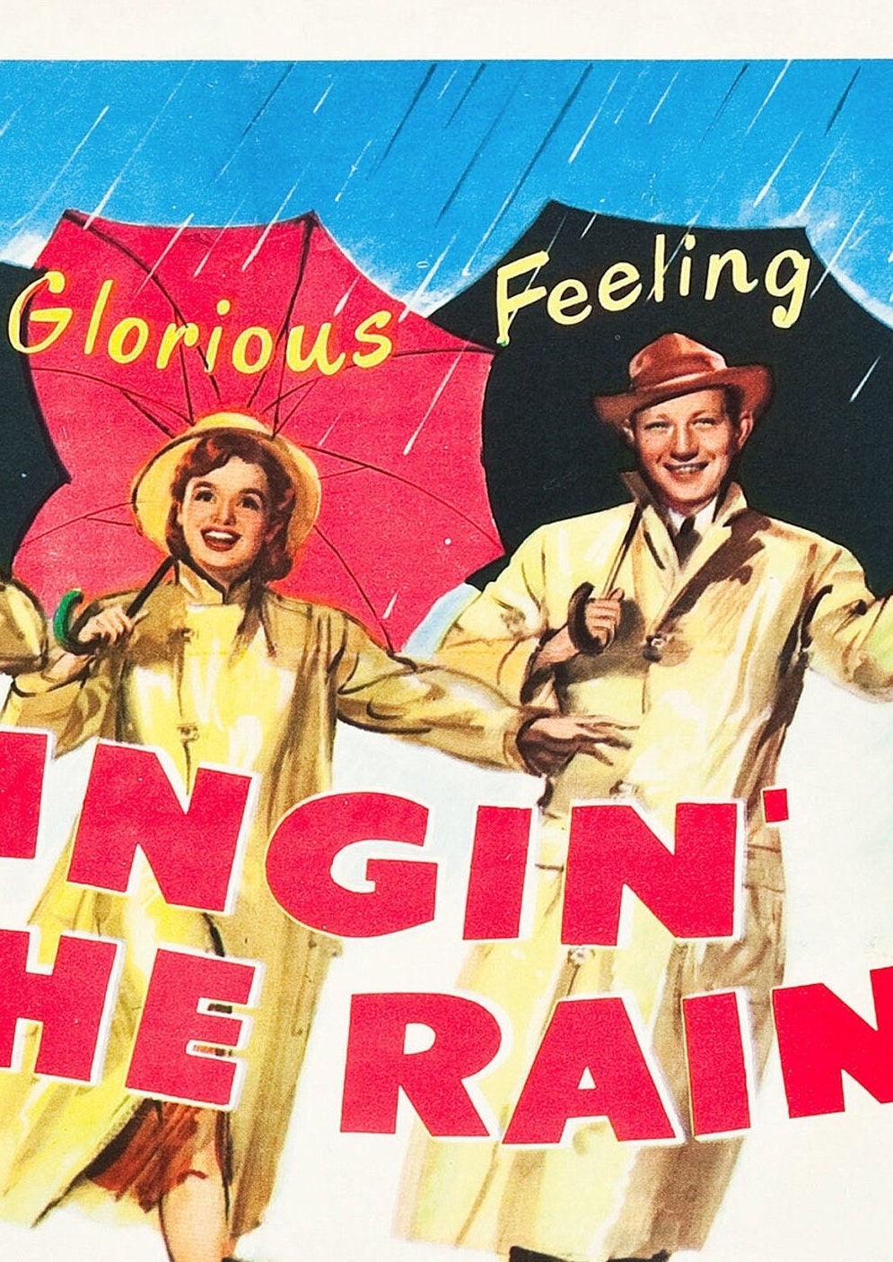 Singin' in the Rain Poster: Vintage Cinema Art Print