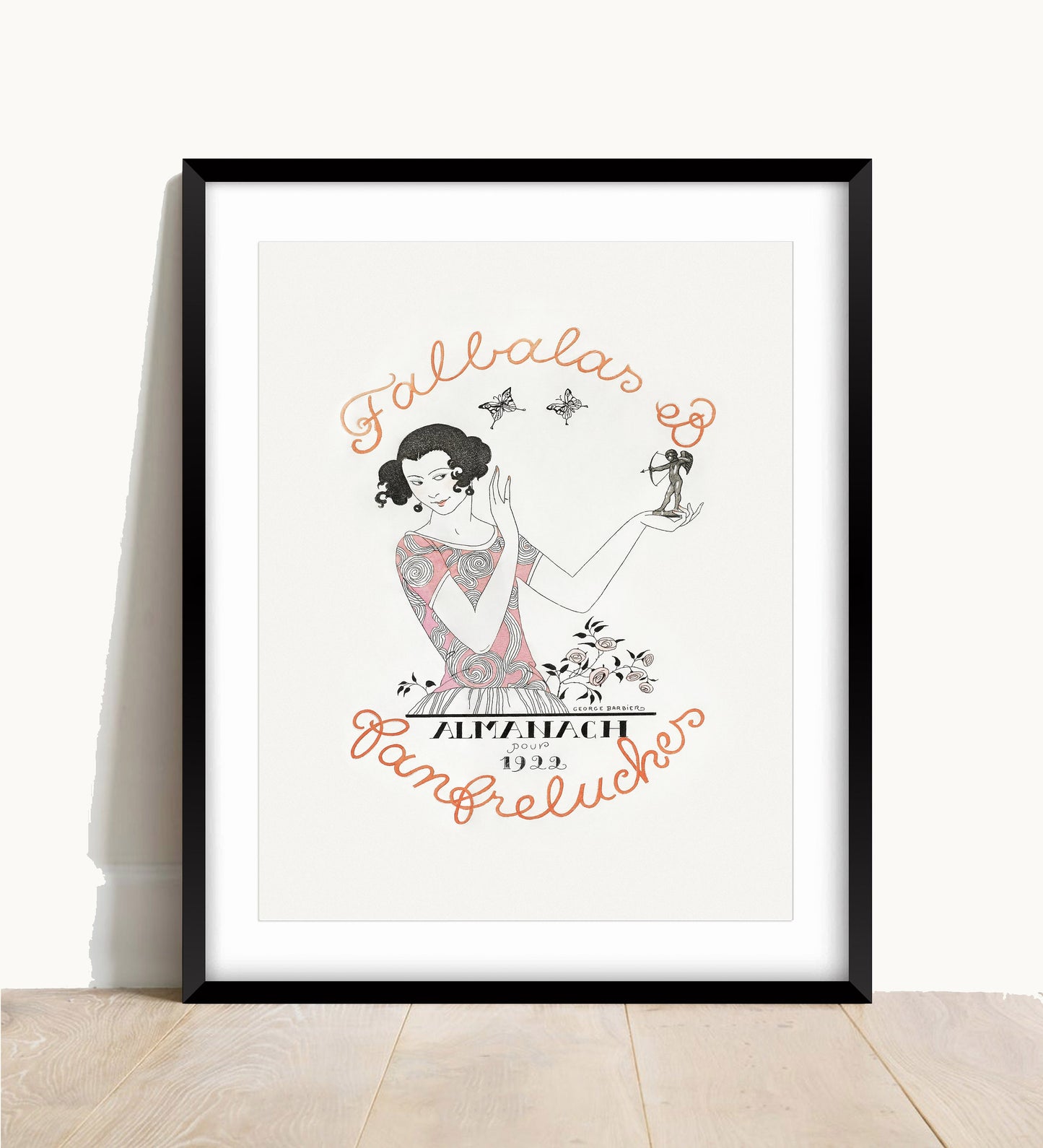 George Barbier Print: 1922 Falbalas et Fanfreluches (A4/A3 Portrait)