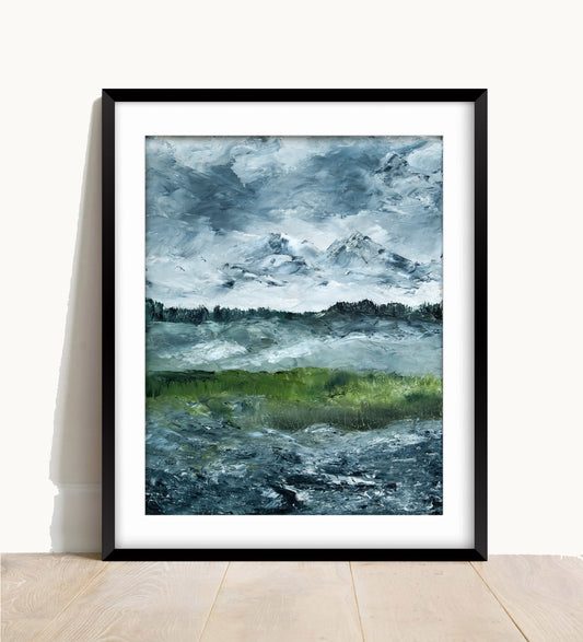 August Strindbeg, Landscape Study Print