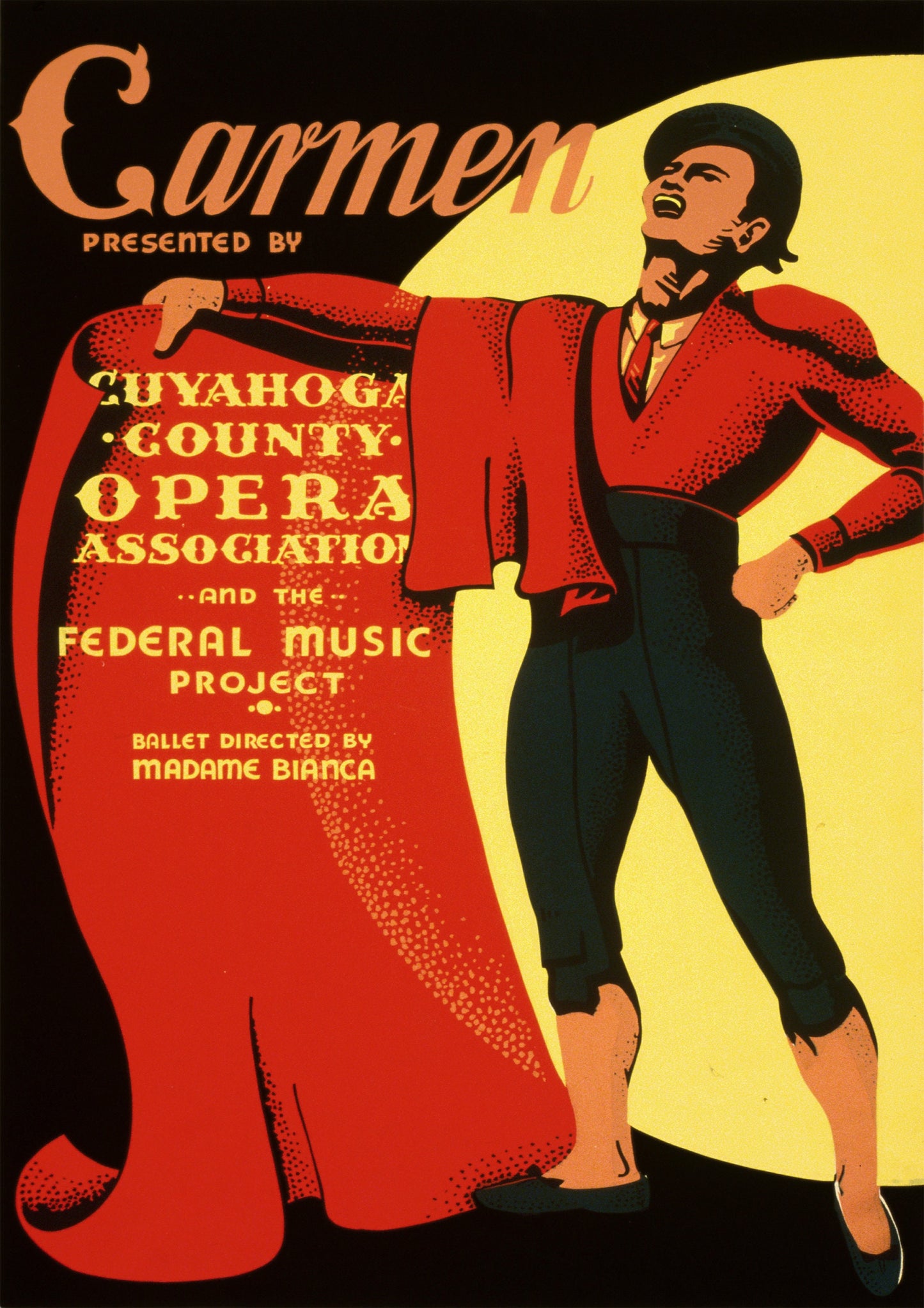 Carmen Opera Vintage Poster: Georges Bizet, French Art Print