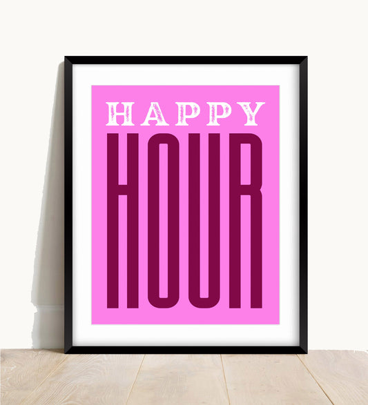 Kitchen Happy Hour Print