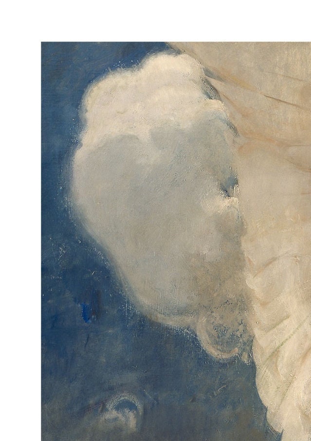 Abbott Handerson Thayer Winged Figure Art Print: Feminine Wall Decor