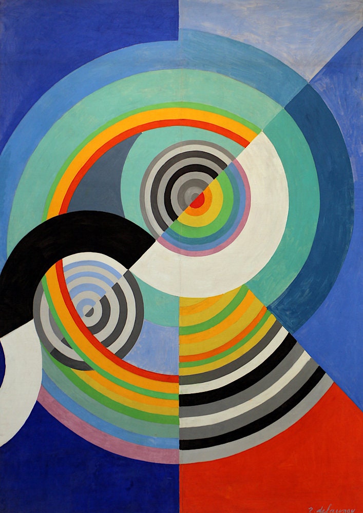 Robert Delaunay Print: Orphism Art Poster, Relife Rythms (A4/A3)
