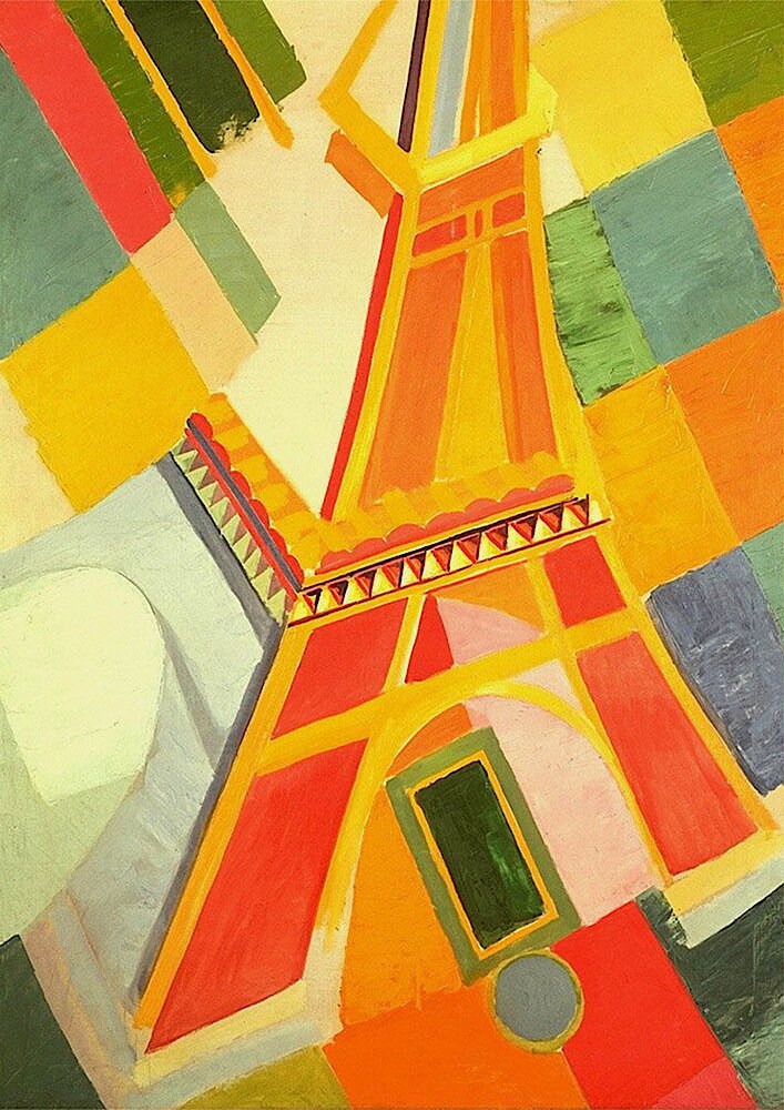 Robert Delaunay Eiffel Tower Print: French Art Poster