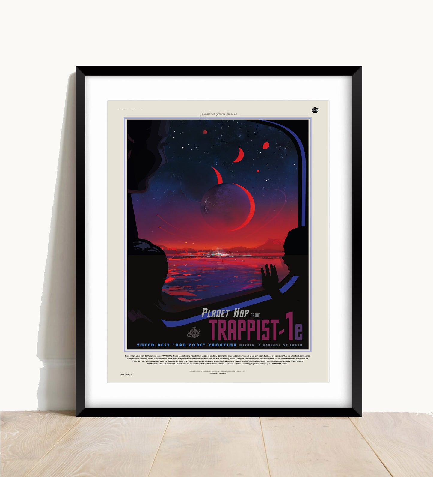 NASA Recruitment Poster: Vintage Style Space Travel Art Print