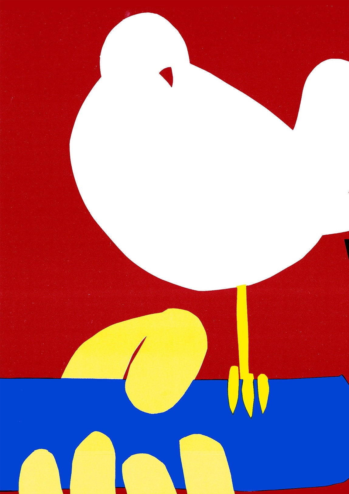 Woodstock 1969 Poster: Vintage Style Music Fair Print