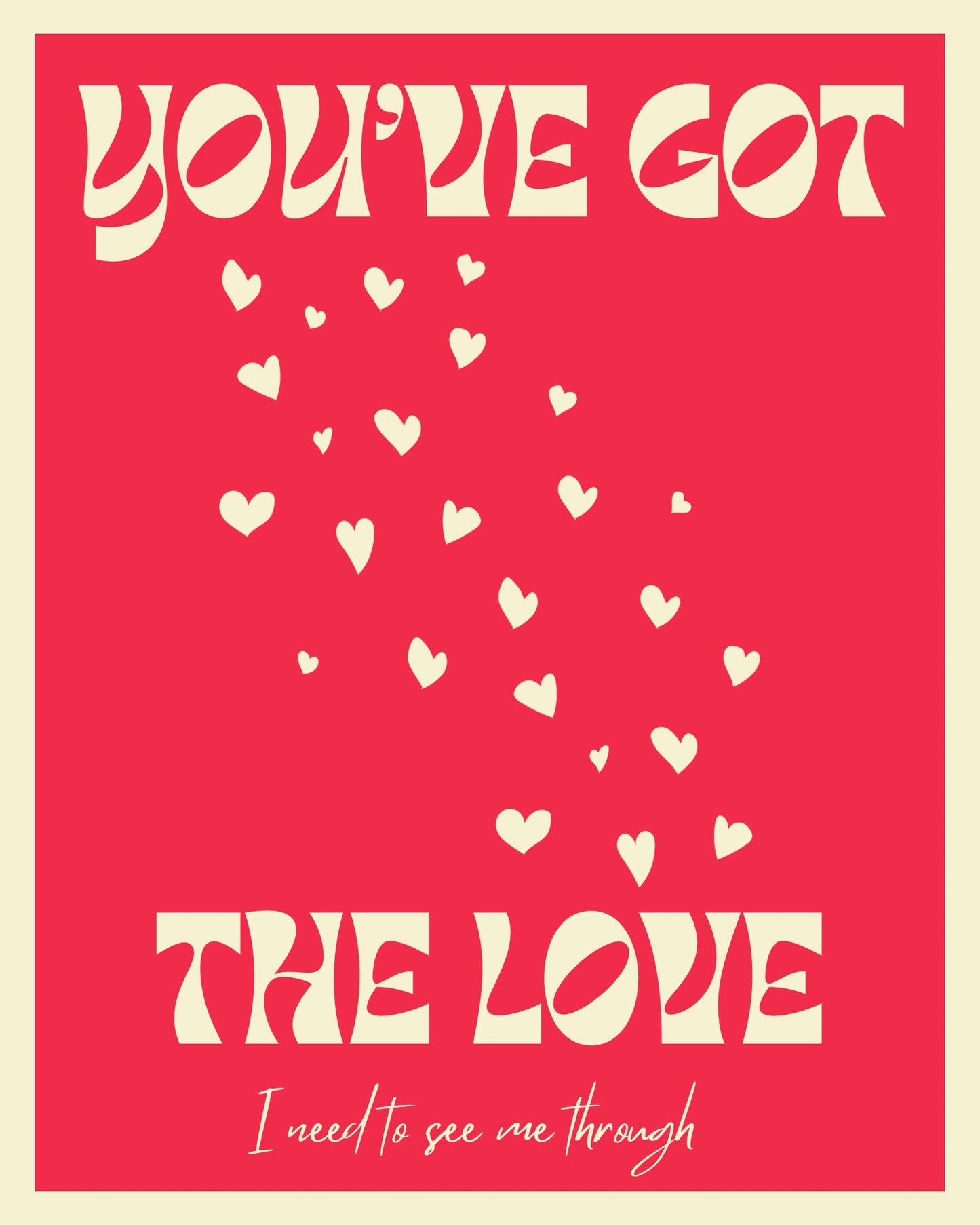 Candi Staton 'You've Got The Love' Lyrics Print: Pop Music Wall Art