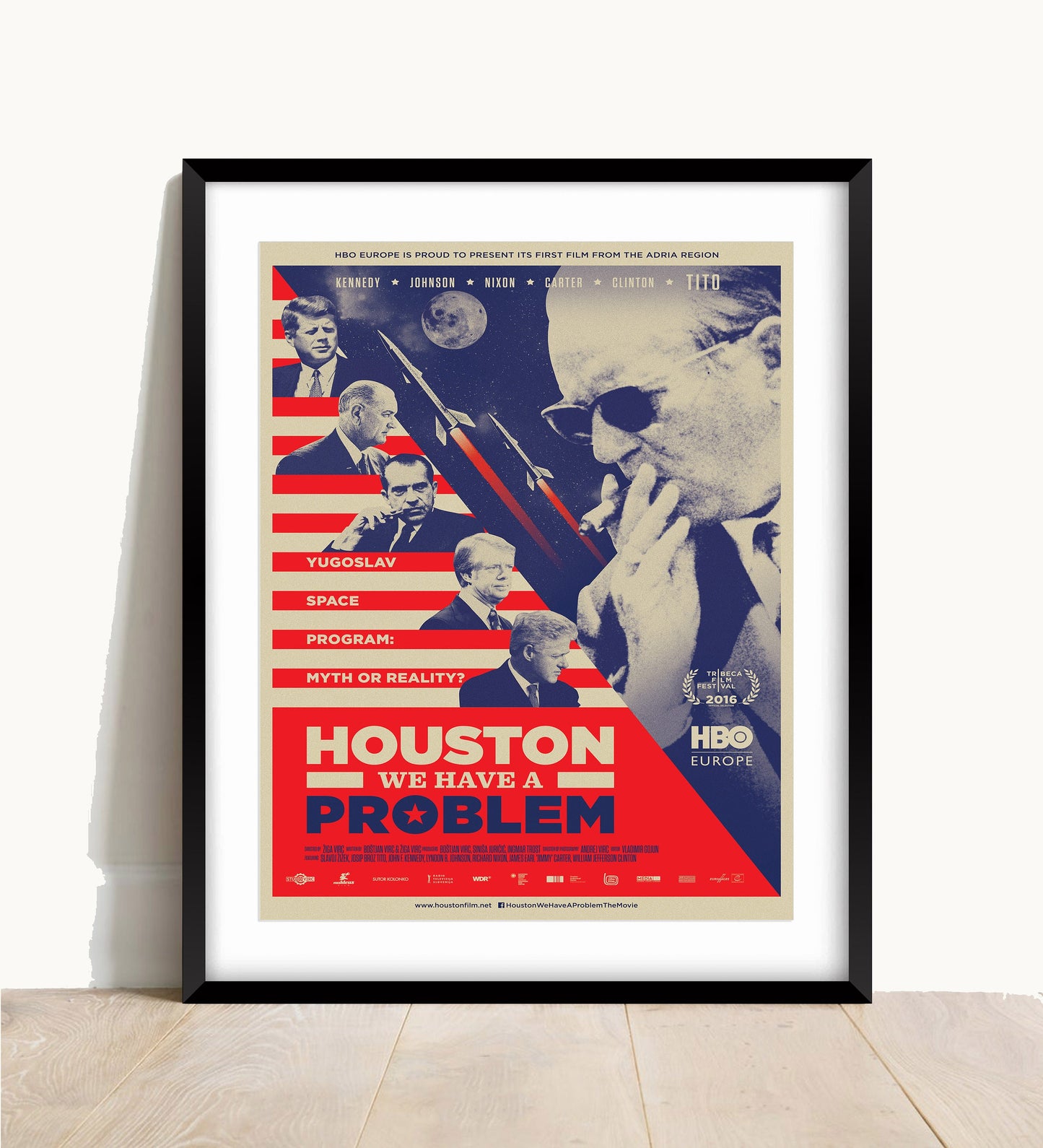 Houston We Have A Problem Movie Poster: Vintage Cinema Art Print