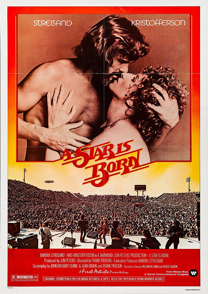 A Star is Born Movie Poster: Barbra Streisand, Vintage Cinema Art