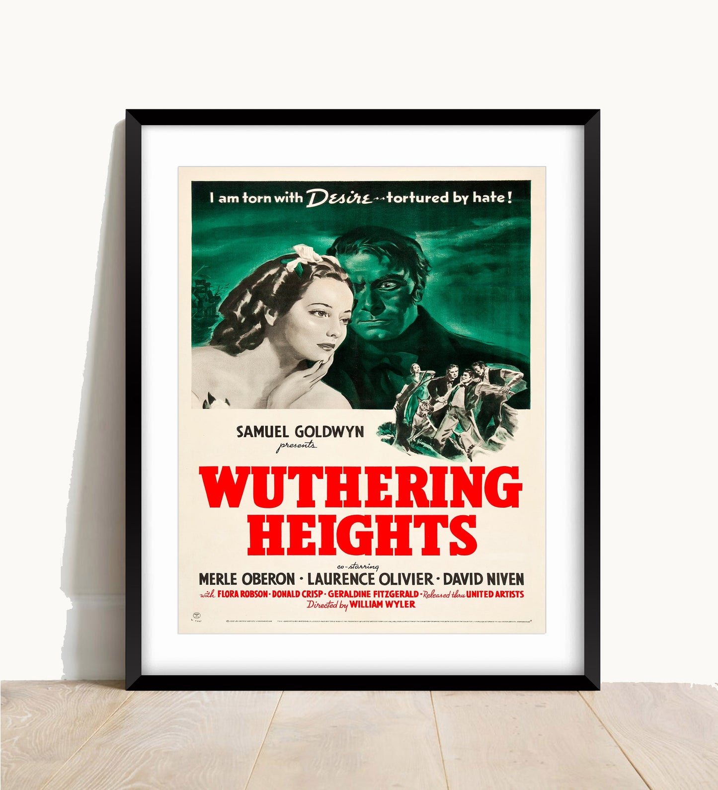 Wuthering Heights Movie Poster: Vintage Cinema Style Print