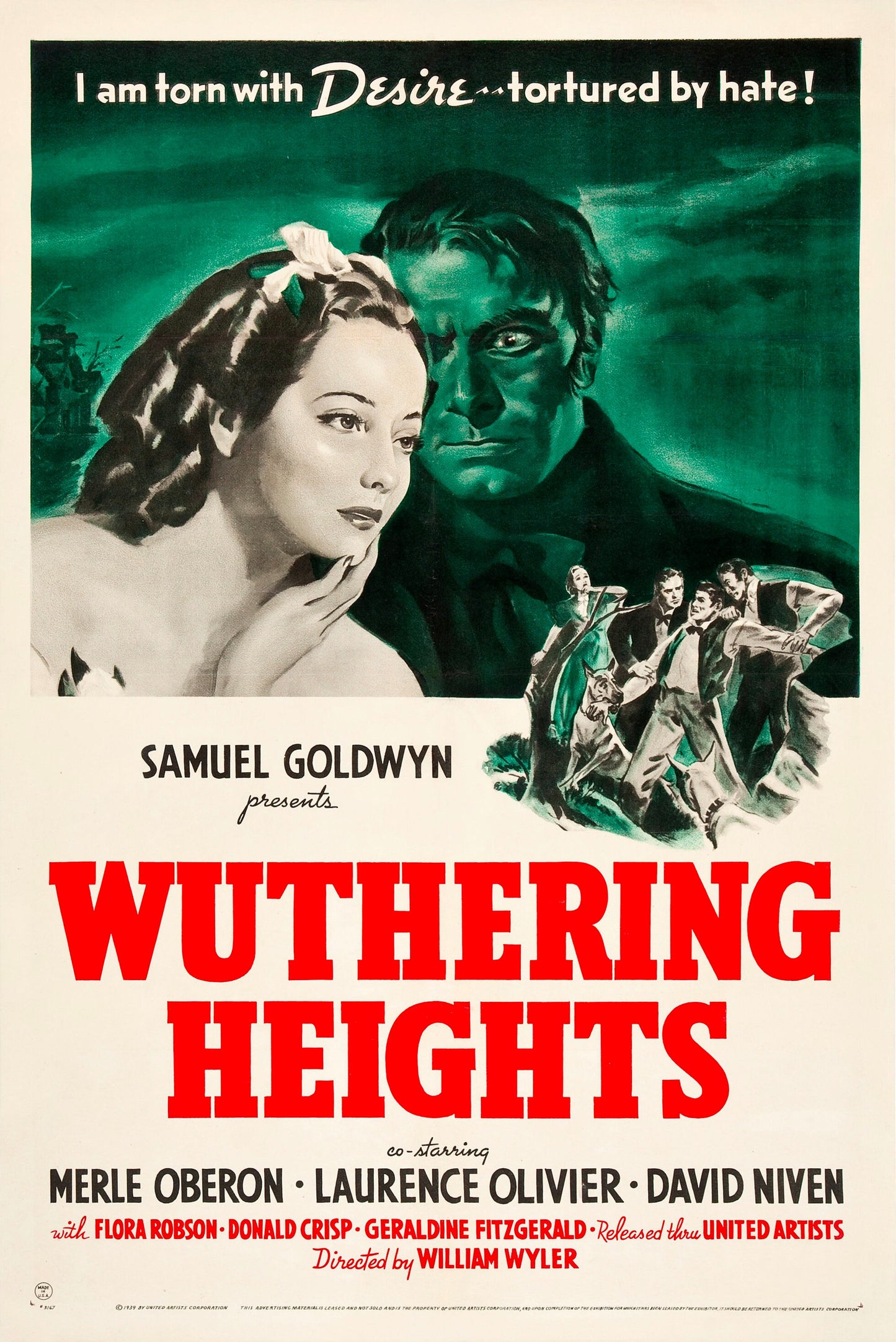 Wuthering Heights Movie Poster: Vintage Cinema Style Print