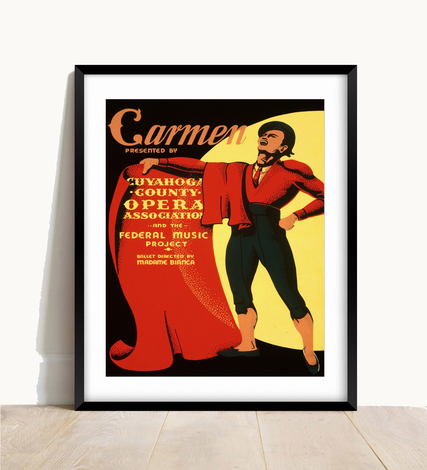 Carmen Opera Vintage Poster: Georges Bizet, French Art Print