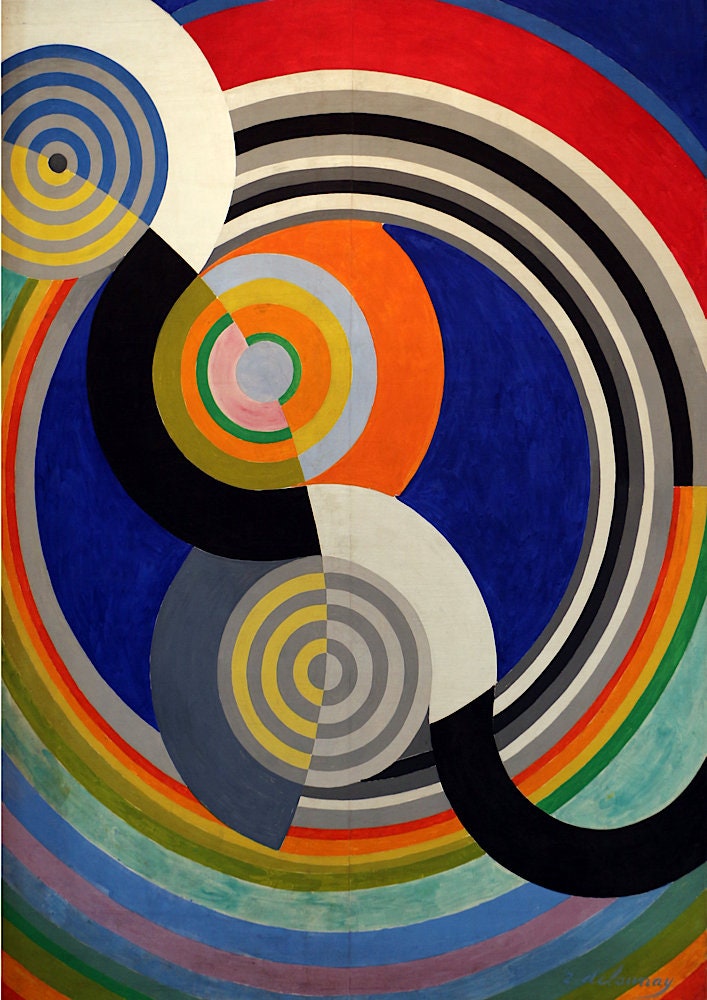 Robert Delaunay Print: Relife Rythms, Orphism Art (A4/A3)