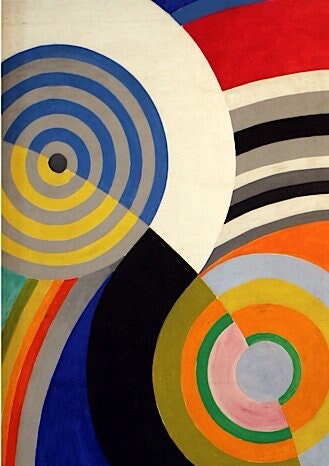Robert Delaunay Print: Relife Rythms, Orphism Art (A4/A3)