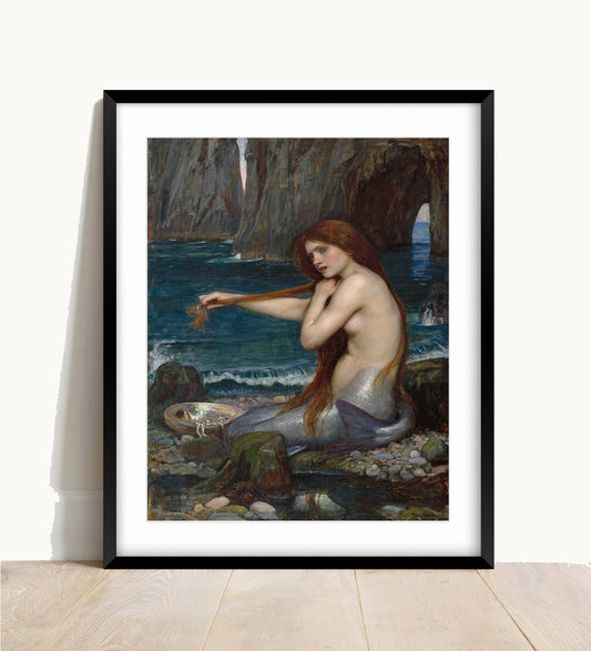 Mermaid Print, John William Waterhouse