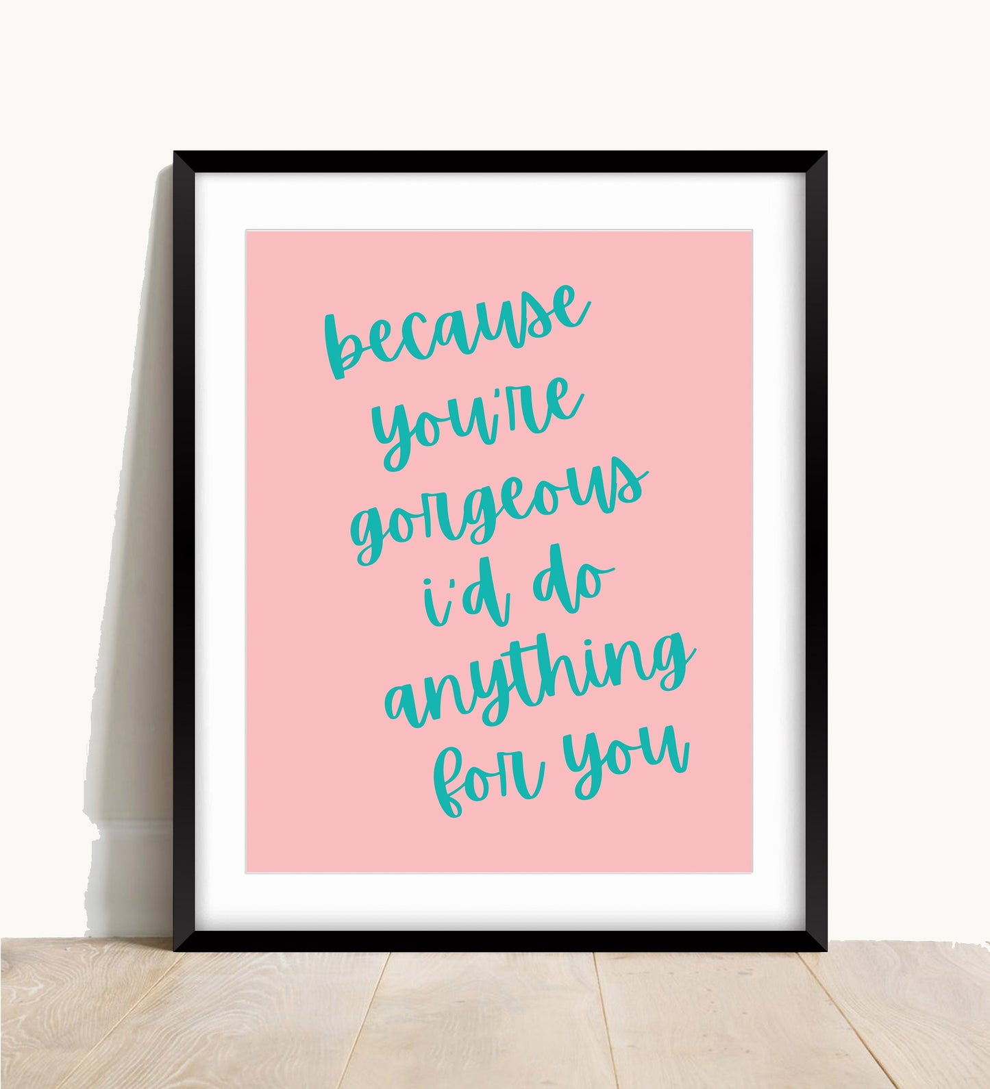 Quote Print, Home Wall Art, Colorful Typography