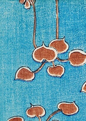Watanabe Seitei Vine Leaves Print: Japanese Oriental Art