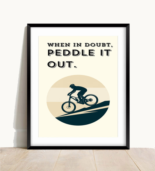 Cycling Wall Print